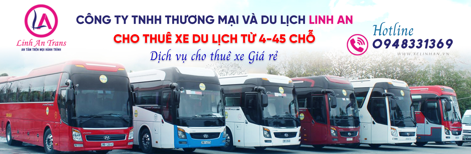 Cho thuê xe Du lịch Giá rẻ - Linh An Trans